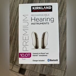 Kirkland Signature Premium Rechargeable Hearing Instruments - Gray/Silve